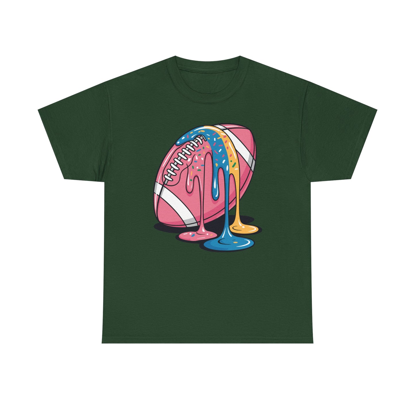 Football Drip For Lineman WR QB RB Ice Cream Sprinkles T-Shirt