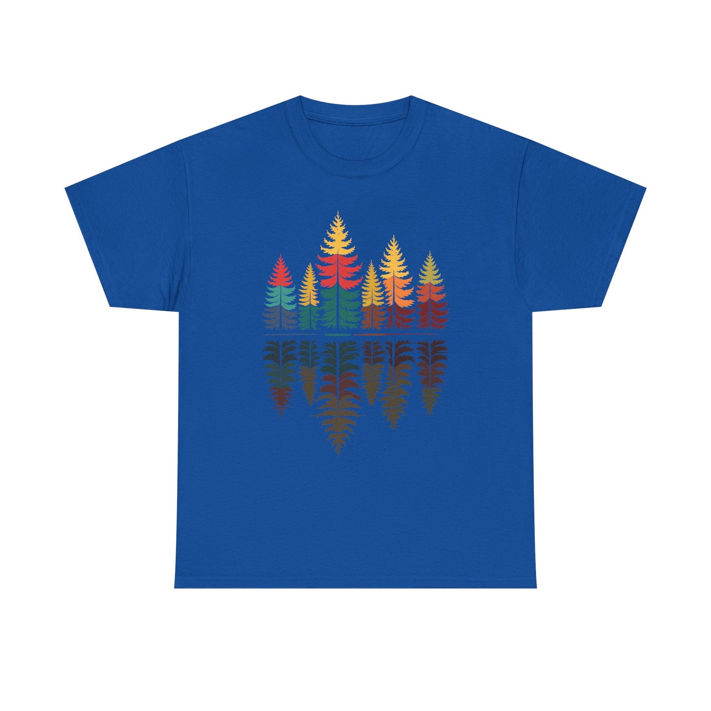 Nature Reflection Forest Trees Outdoor Wildlife T-Shirt