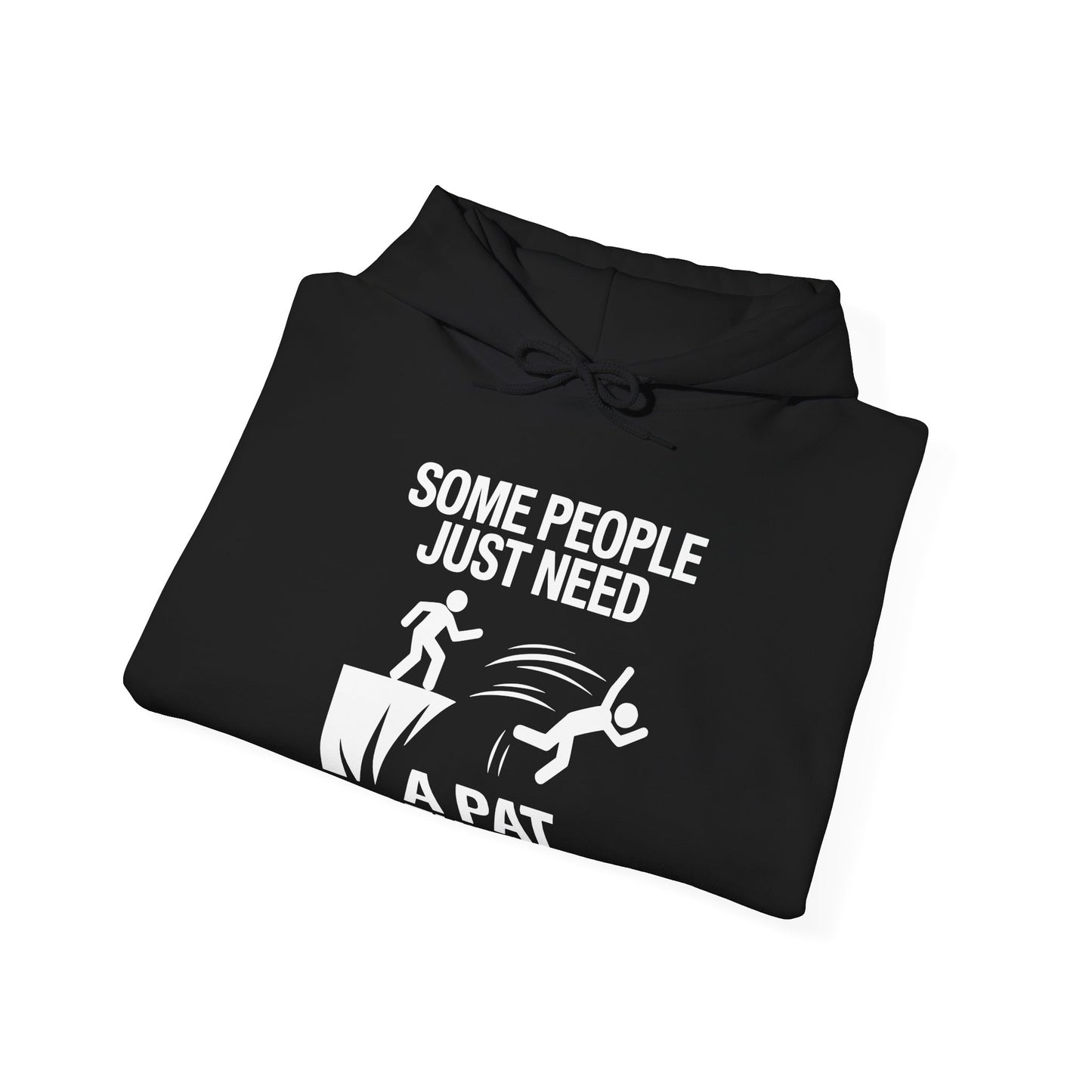 Funny Pat On The Back Adult Sarcastic Design Hoodie