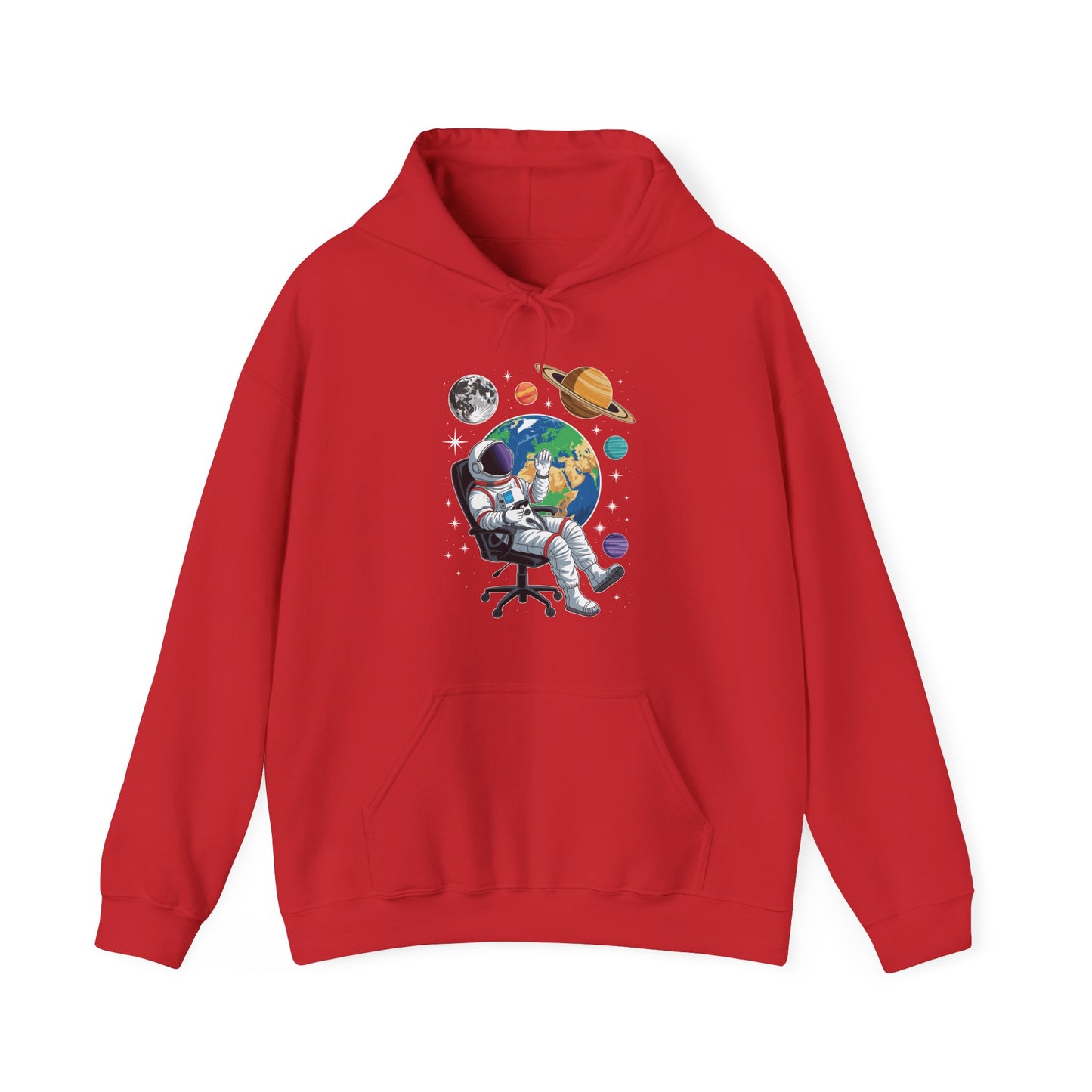 Astronaut Gamer Space Gaming System Planets Hoodie