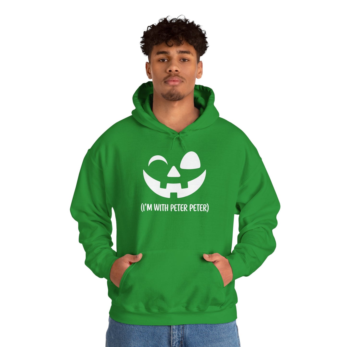 Im With Peter Couple Halloween Adult Eater Pumpkin Hoodie