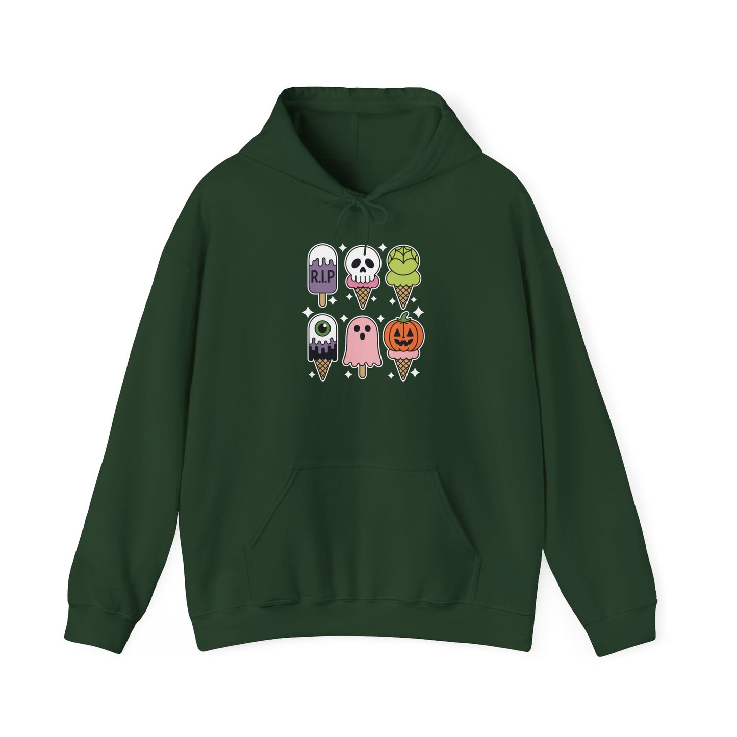 Horror Movie Summer Popsicle Halloween Ice Cream Summer-ween Hoodie for Men Women