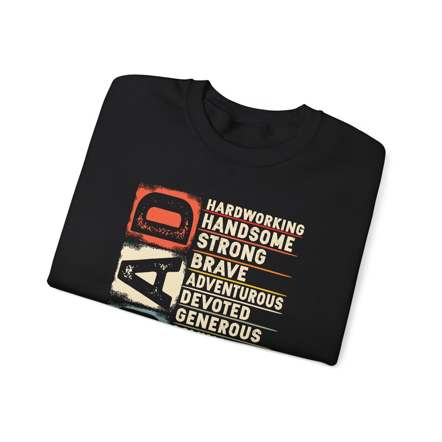 Vintage Funny Definition of Dad Retro Meme Joke Father's Day Sweatshirt