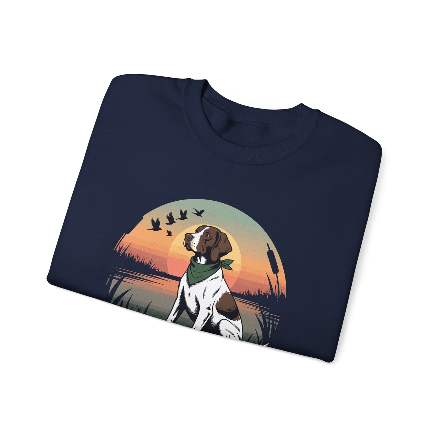 Local Boy Hunting Dog Vintage Sunset Hunting Season Sweatshirt