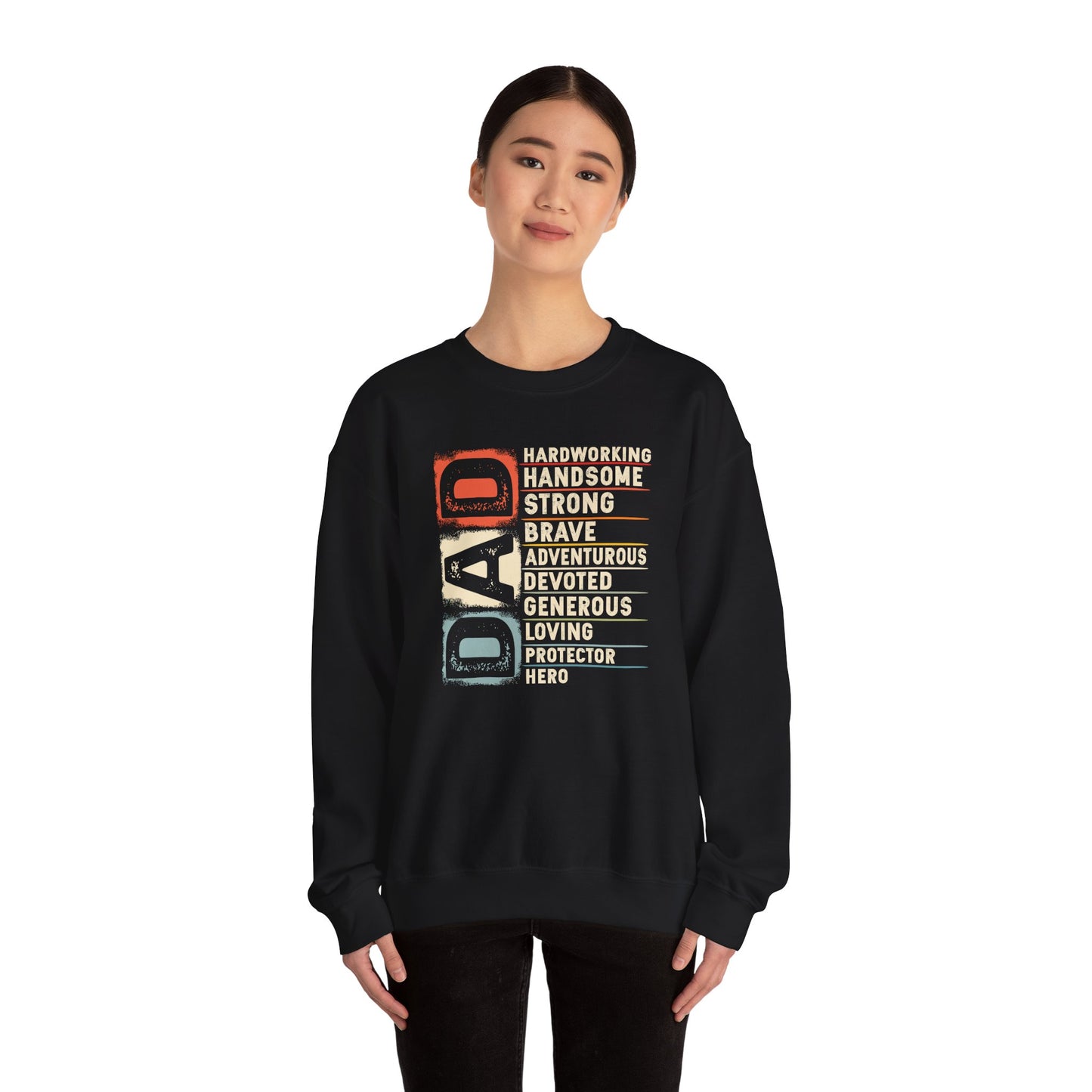 Vintage Funny Definition of Dad Retro Meme Joke Father's Day Sweatshirt