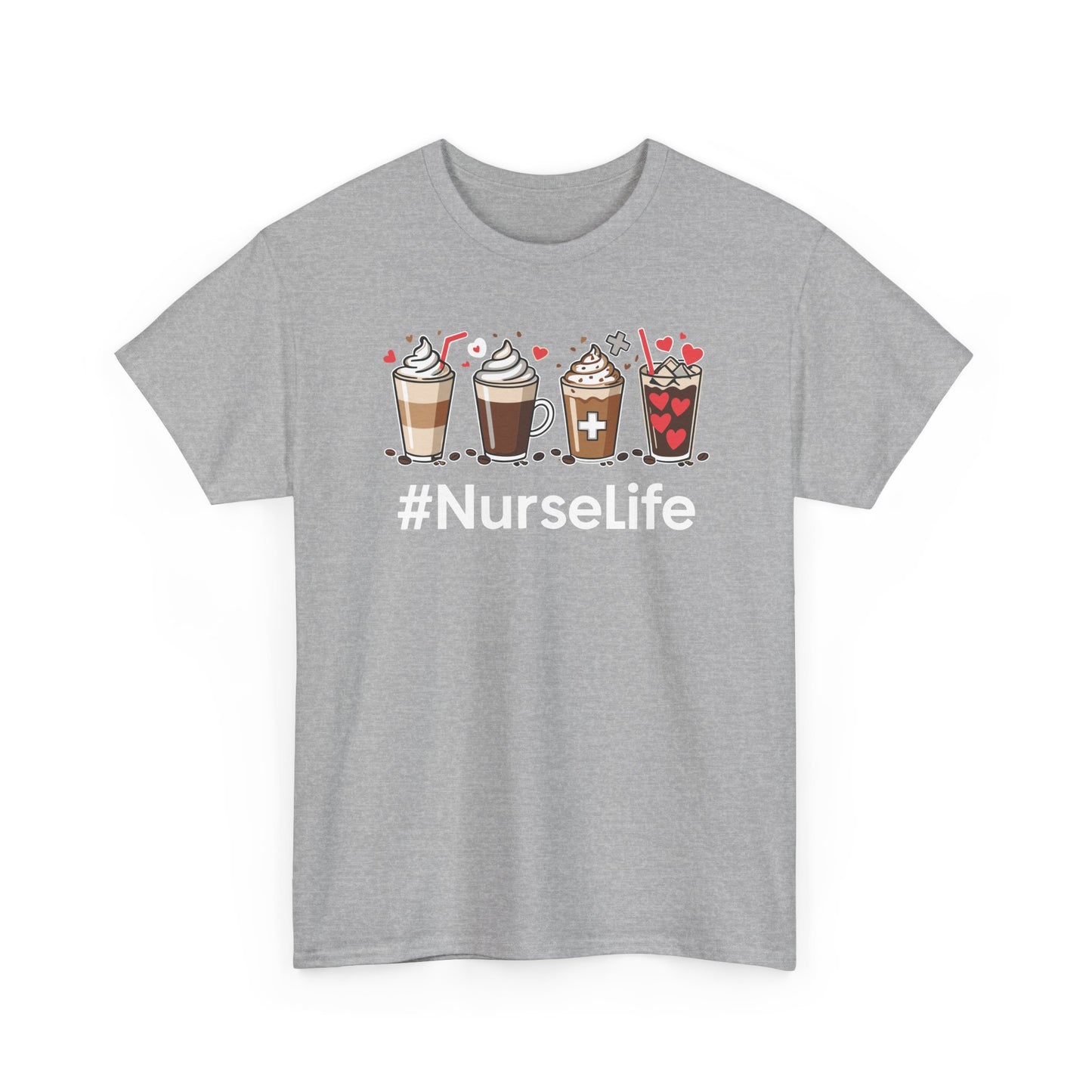 Nurse Life Funny Coffee Nurses Fuel Registered Nurse Medical T-Shirt