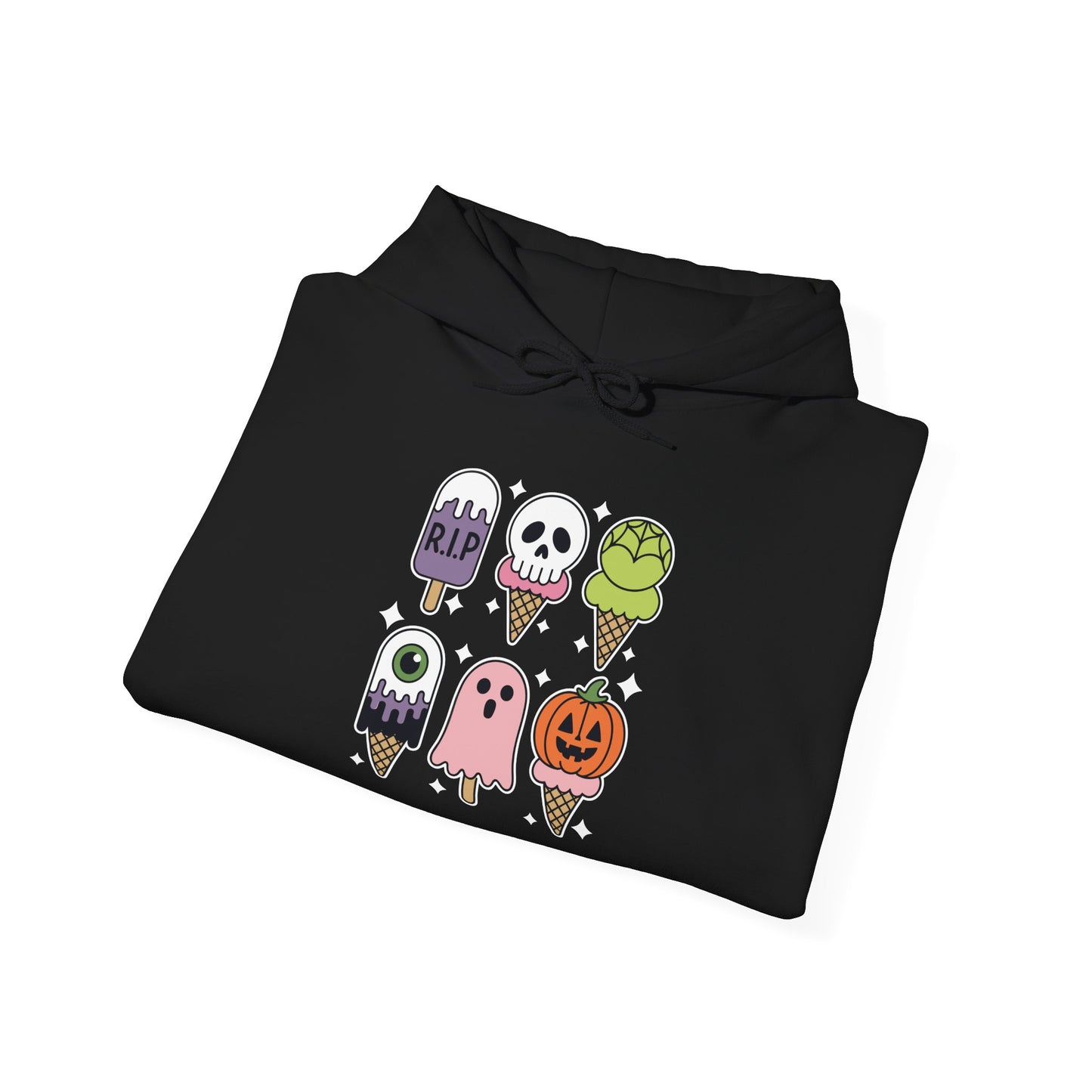 Horror Movie Summer Popsicle Halloween Ice Cream Summer-ween Hoodie for Men Women