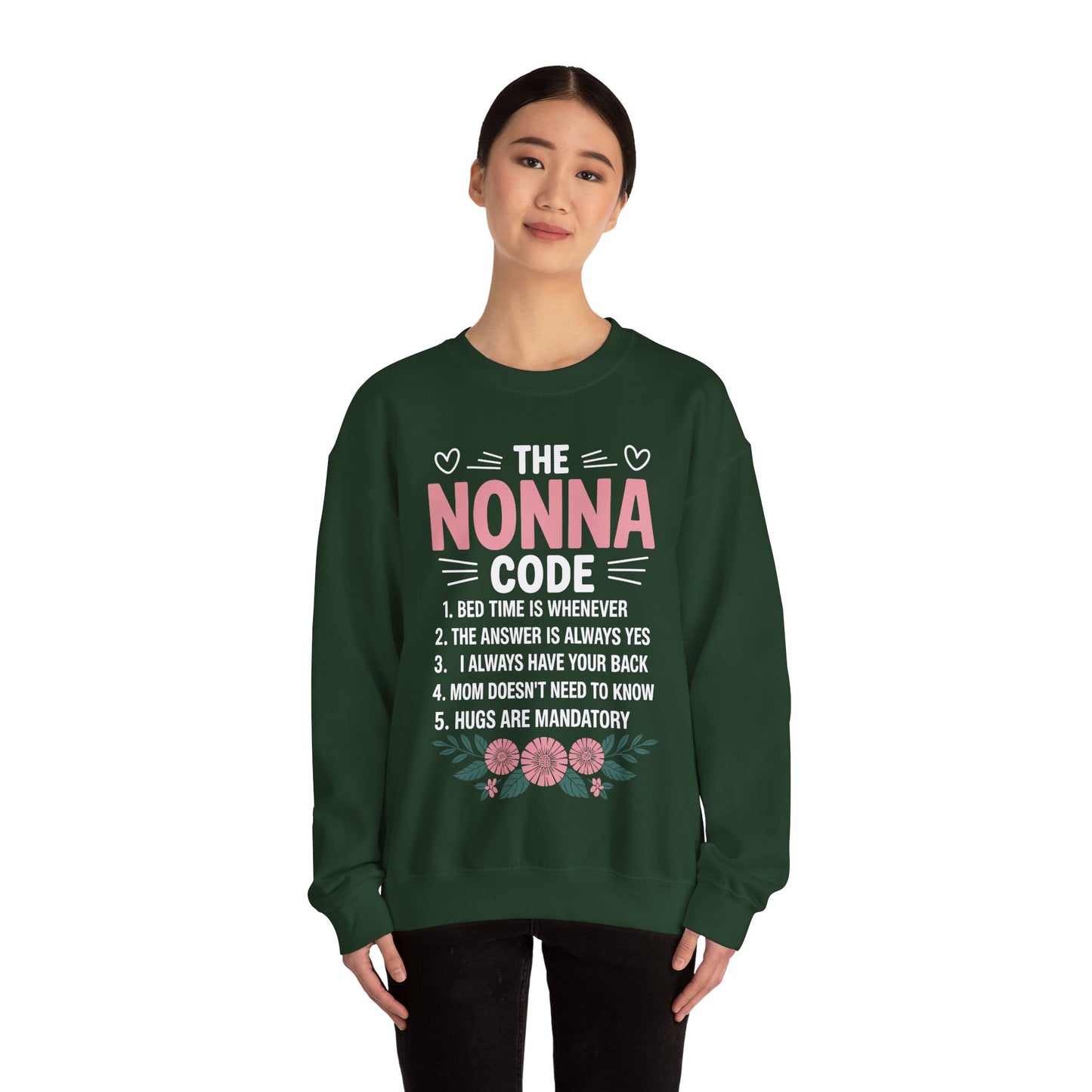 The A Nonna Code Funny Grandma Mothers Day Gifts Sweatshirt