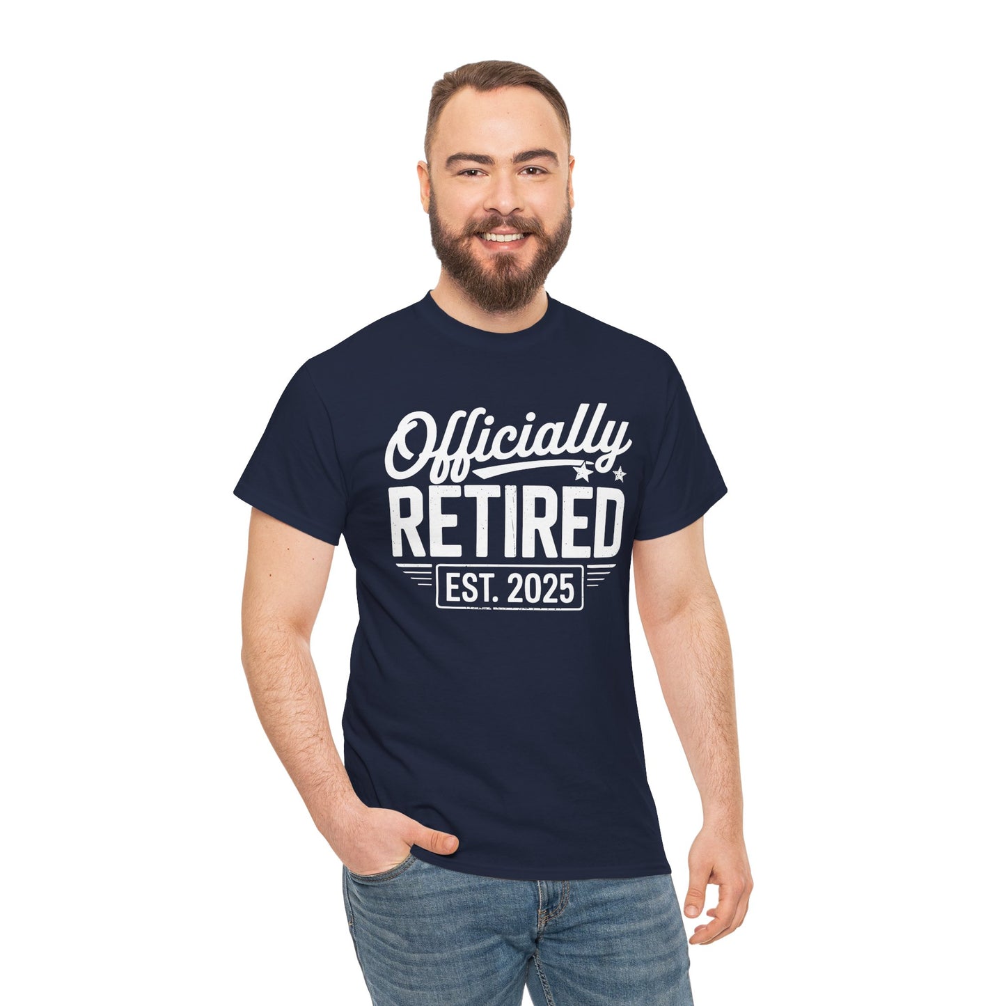 Funny Retirement 2025 Officially Retired Vintage Humor T-Shirt