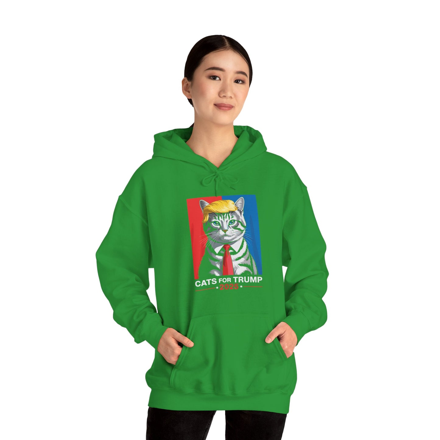 Cats For Trump 2025 Funny Tee For Vance Trump Hoodie