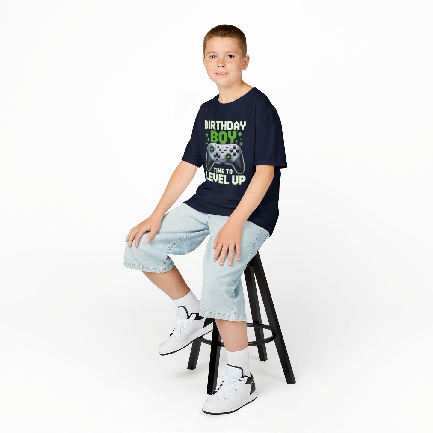 Level Up Birthday Boy Video Game T-shirt