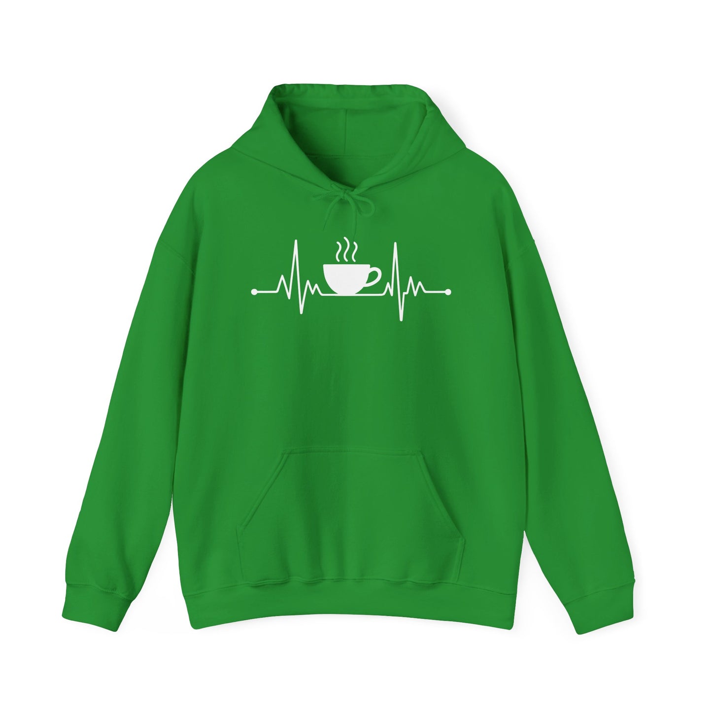 Coffee Heartbeat Drinking Coffee Hoodie