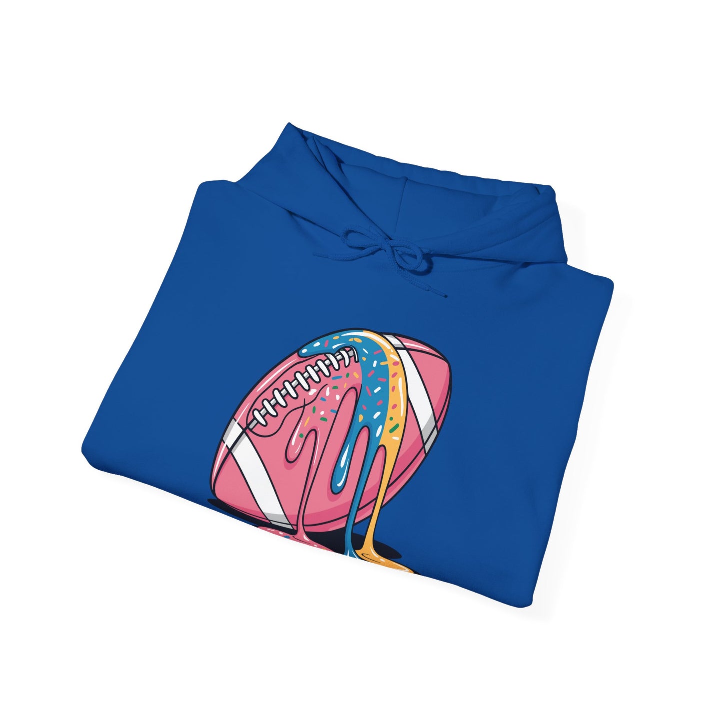 Football Drip For Lineman WR QB RB Ice Cream Sprinkles Hoodie
