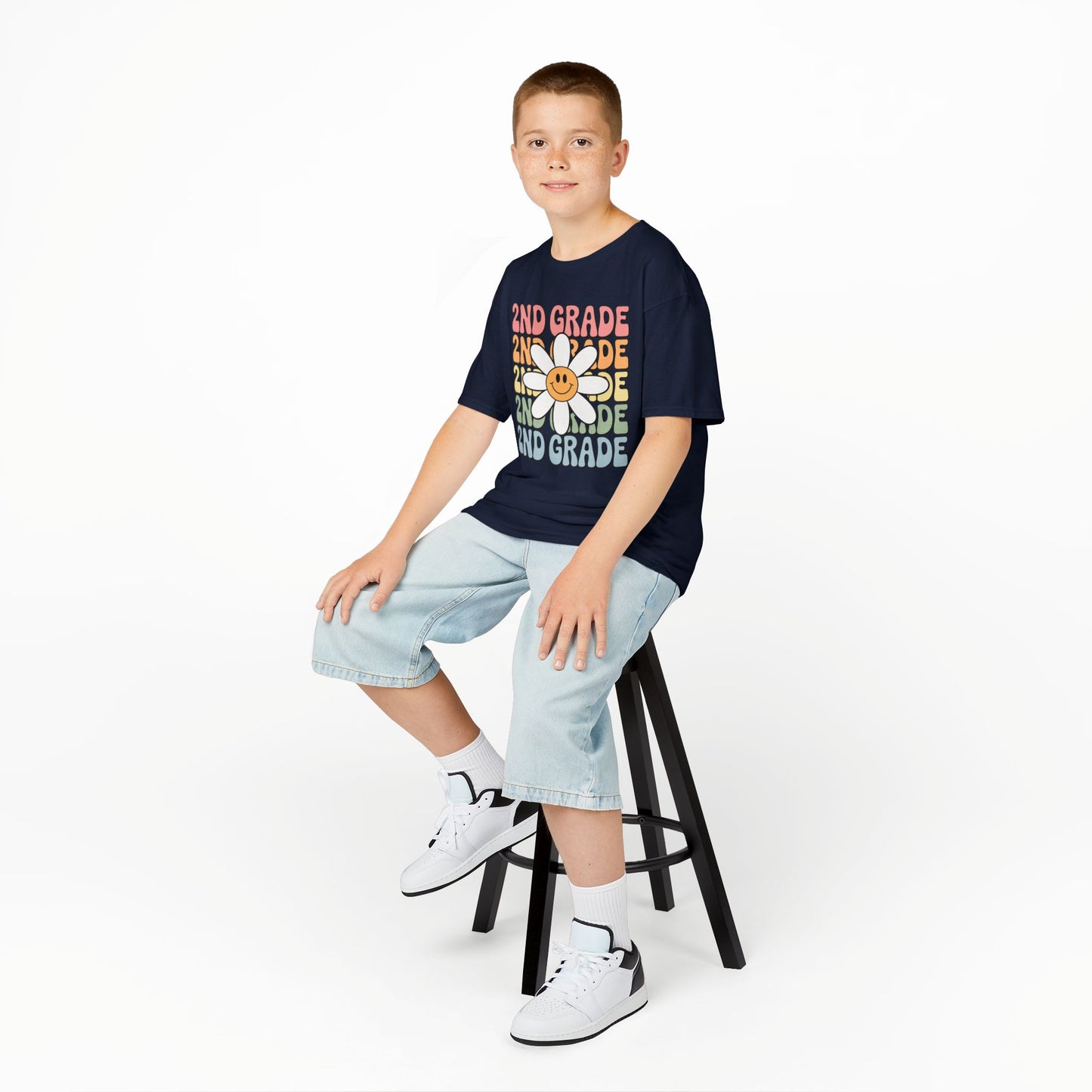 Groovy 2nd Grade Back To School First Day of Second Grade T-Shirt