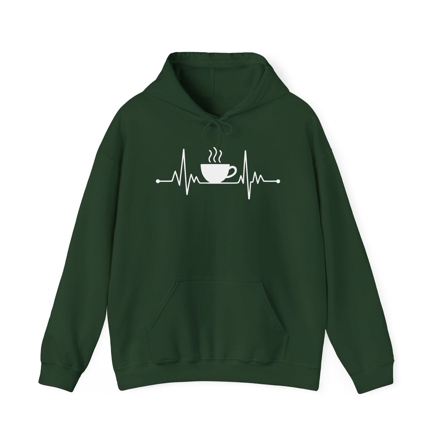 Coffee Heartbeat Drinking Coffee Hoodie