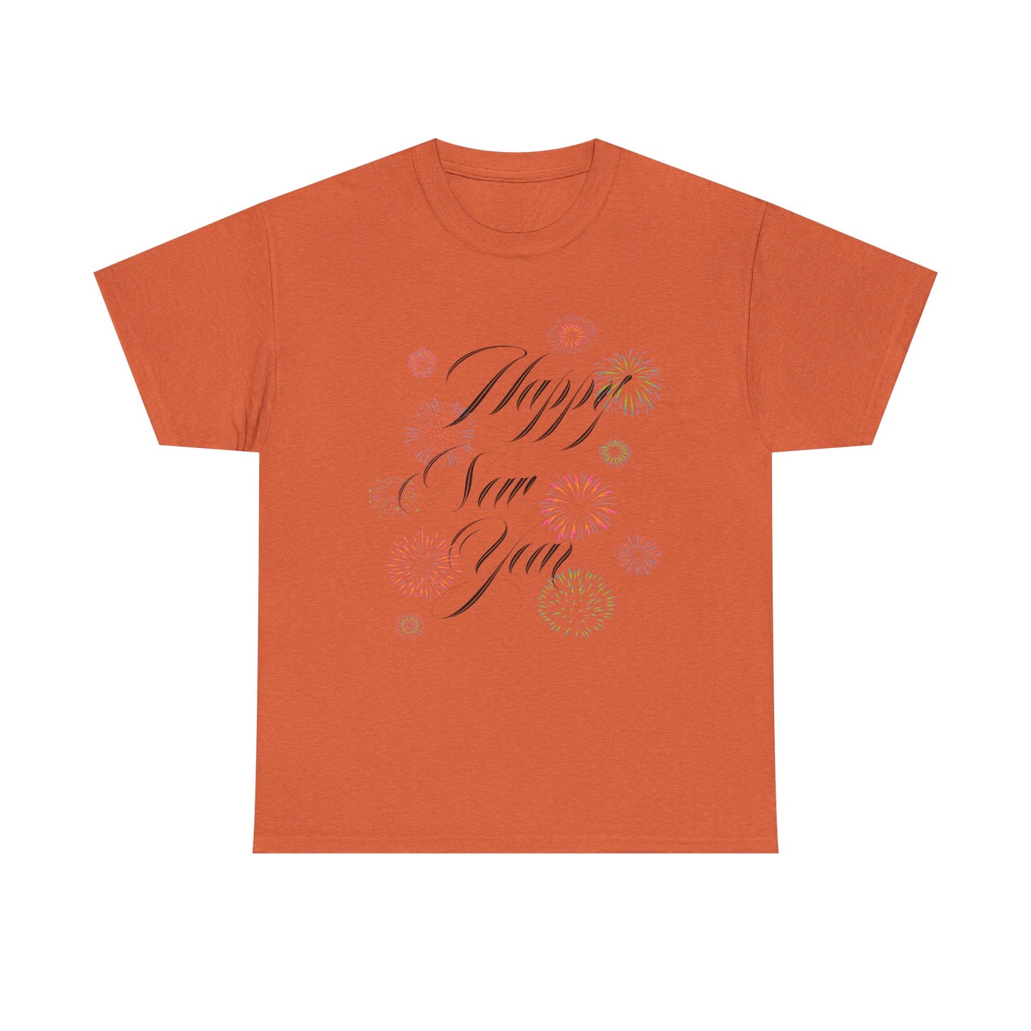 Happy New Year T-Shirt Festive Celebration Tee for Men and Women