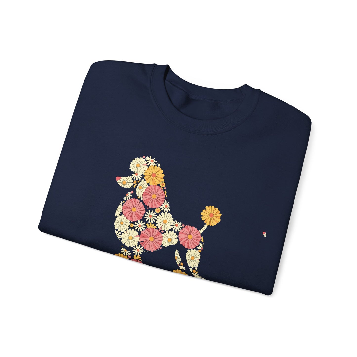 Funny Floral Flower Poodle Mom Grandma Womens Mothers Day Sweatshirt
