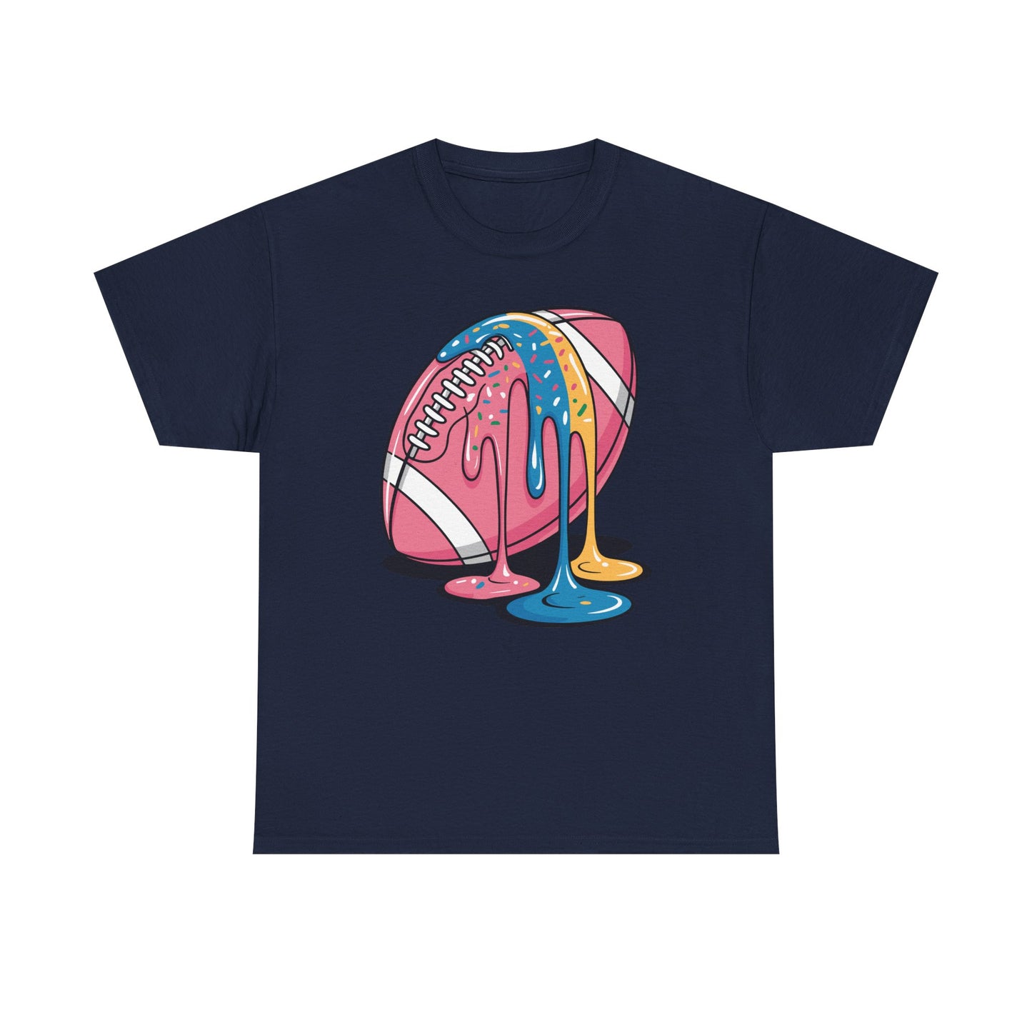 Football Drip For Lineman WR QB RB Ice Cream Sprinkles T-Shirt