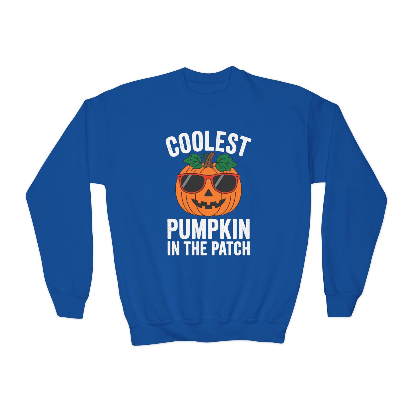 Kids Coolest Pumpkin In The Patch Halloween For Boys Girls Sweatshirt