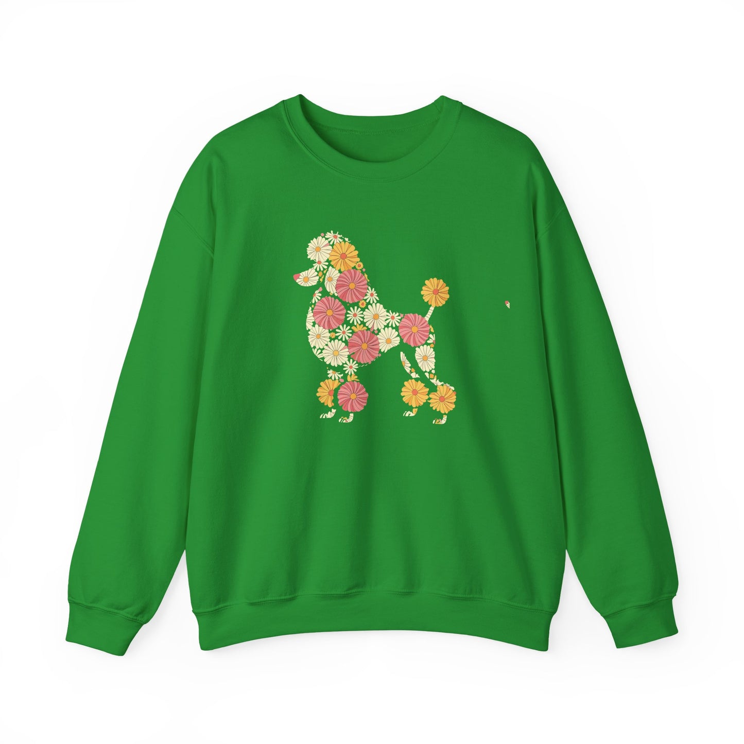 Funny Floral Flower Poodle Mom Grandma Womens Mothers Day Sweatshirt