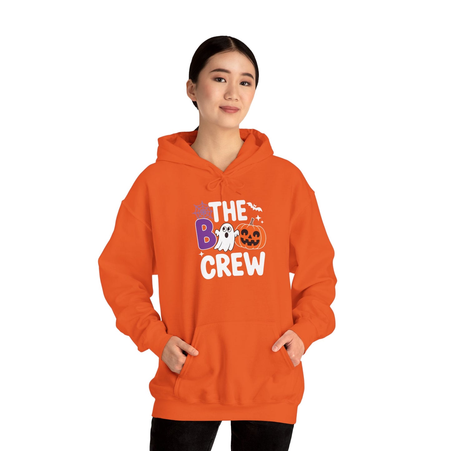 Halloween The Boo Crew Cute Ghost Spooky Family Matching Hoodie