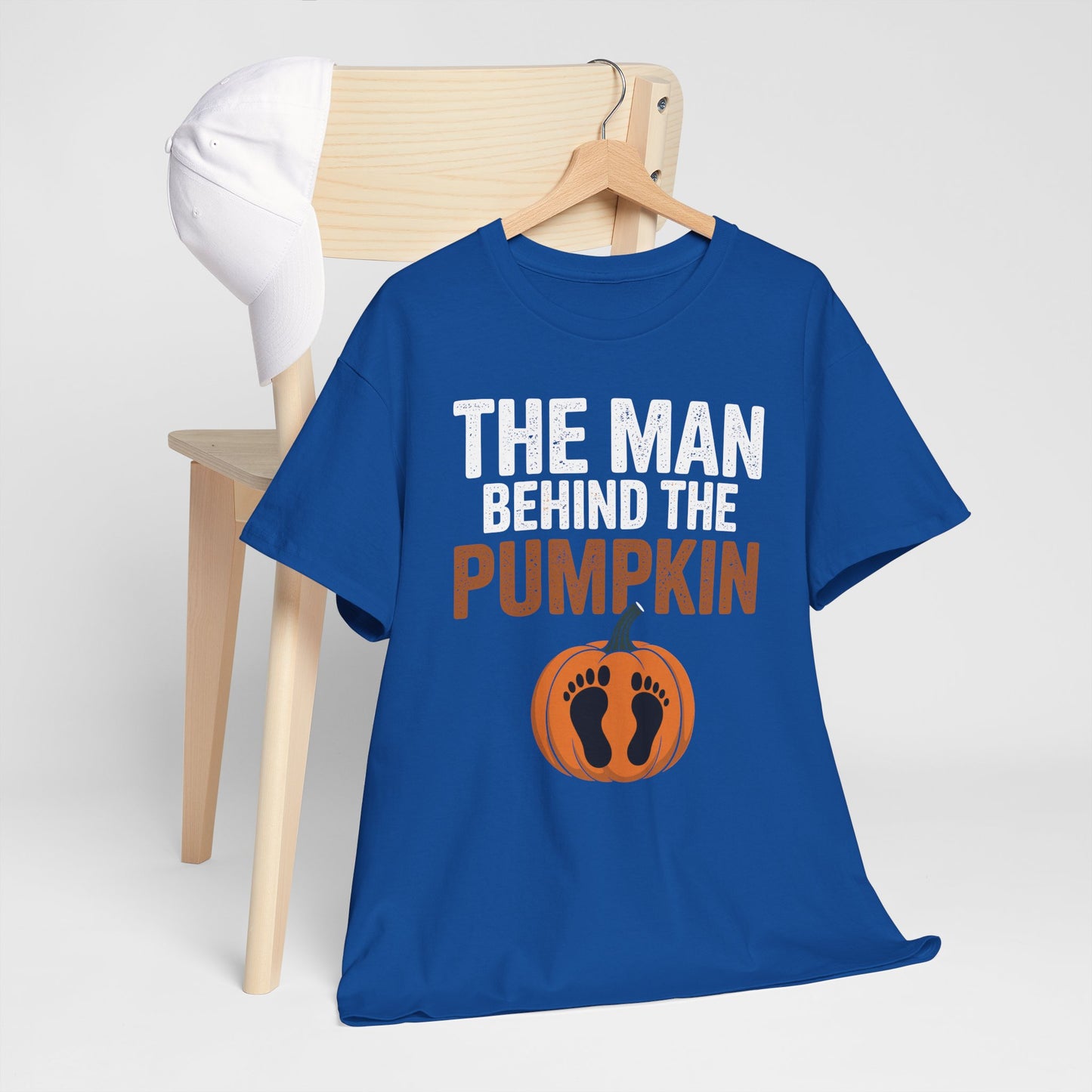 Pregnant Thanksgiving Costume for Dad Expecting Lil Pumpkin T-Shirt