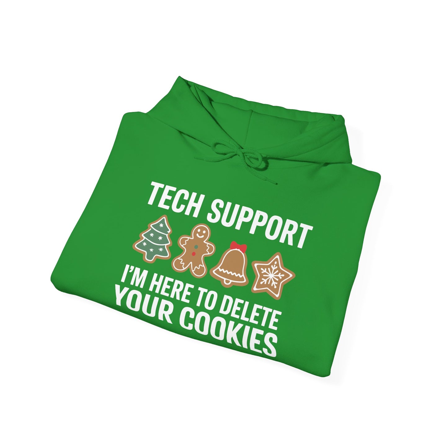 Christmas Tech Support Here To Delete Cookies Xmas Men Women Hoodie