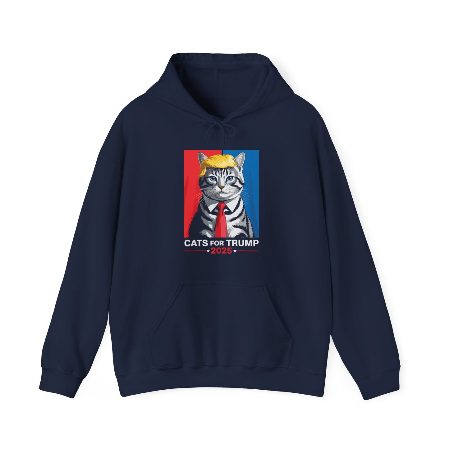 Cats For Trump 2025 Funny Tee For Vance Trump Hoodie