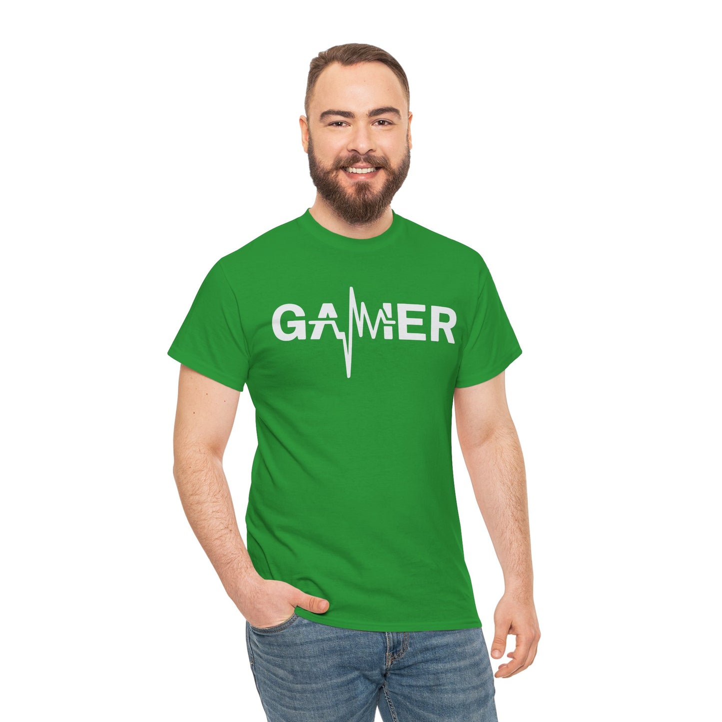 Gamer Heartbeat Video Games Graphic T-Shirt