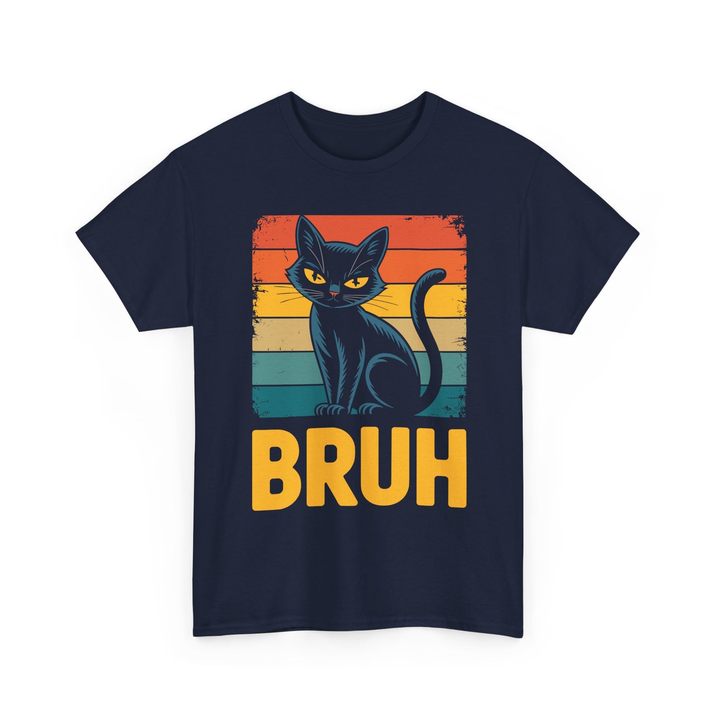 Funny Cat Bruh For Teens Boys Girls Men Women Meme Graphic T-Shirt