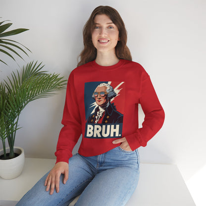 4th Of July 2025 George Washington Bruh. Meme Patriotic Sweatshirt