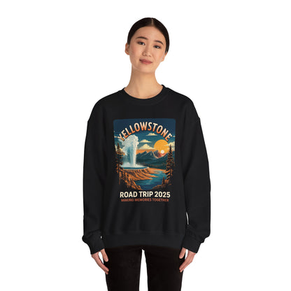 Yellowstone Family Road Trip 2025 National Park Outdoor Sweatshirt