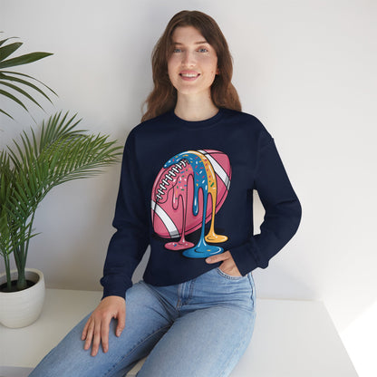 Football Drip For Lineman WR QB RB Ice Cream Sprinkles Sweatshirt