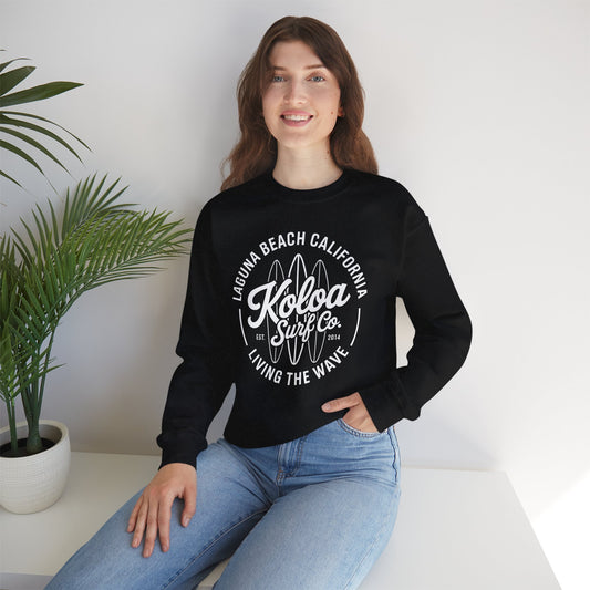 Koloa Surf Laguna Boards Logo Lightweight, Graphic Sweatshirt