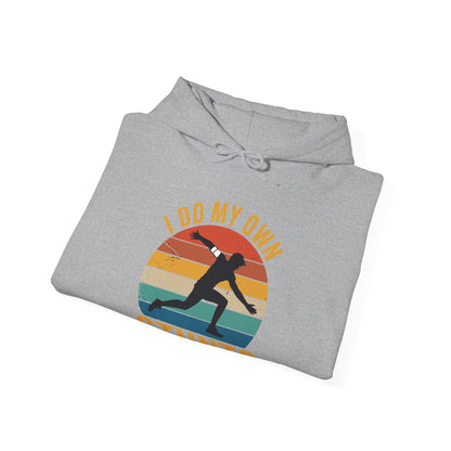Funny I Do All My Own Stunts Broken Bones Hoodie