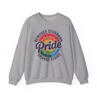 Resist Trump Remove Stubborn Orange Stains Pride Month LGBTQ Sweatshirt