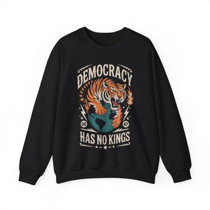 Democracy Has No King 8647 Anti Trump America Social Justice Sweatshirt
