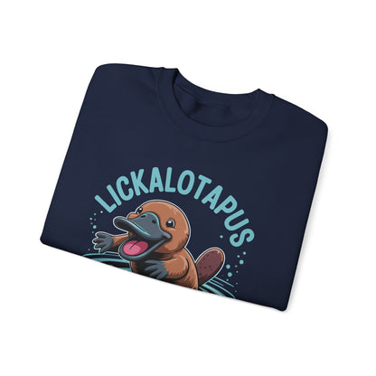 Vintage Funny Lickalottapus Is My Spirit Animal Lovers Meme Sweatshirt