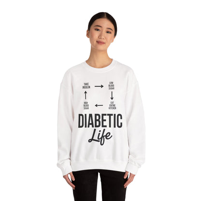 Funny Diabetic Type 1 Diabetes T1D Diabetes Awareness Sweatshirt