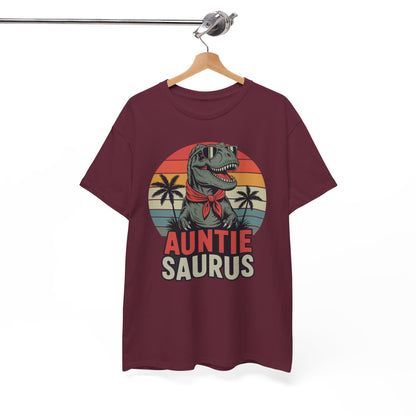 Auntiesaurus T Rex Dinosaur Auntie Saurus Family Matching T-Shirt