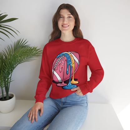 Football Drip For Lineman WR QB RB Ice Cream Sprinkles Sweatshirt