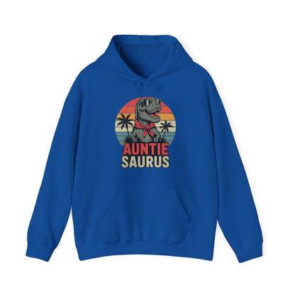 Auntiesaurus T Rex Dinosaur Auntie Saurus Family Matching Hoodie
