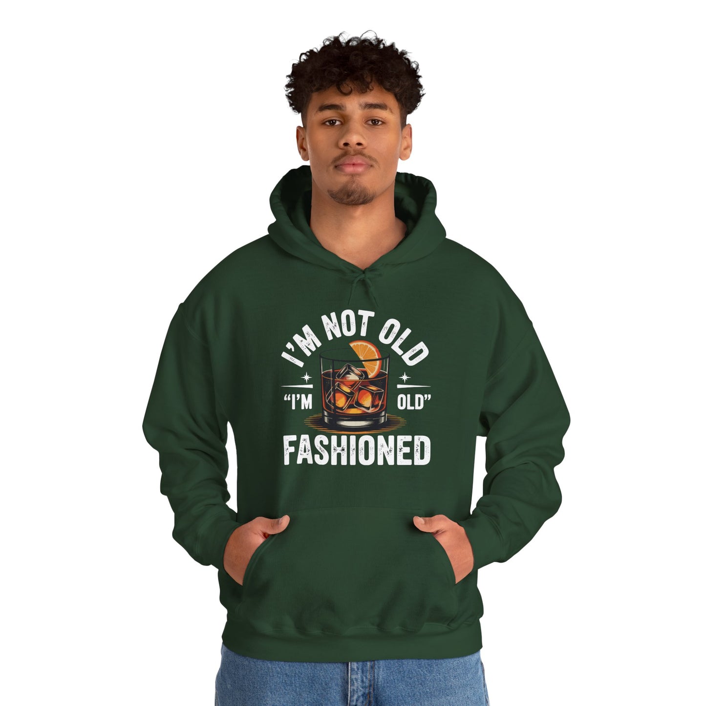 I'm Not Old I'm Old Fashioned Classic Whiskey Lover Vintage Hoodie