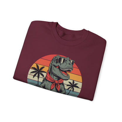 Auntiesaurus T Rex Dinosaur Auntie Saurus Family Matching Sweatshirt