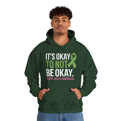 Its Okay To Not Be Okay Mental Health Awareness Ribbon Hoodie