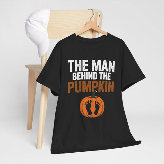 Pregnant Thanksgiving Costume for Dad Expecting Lil Pumpkin T-Shirt