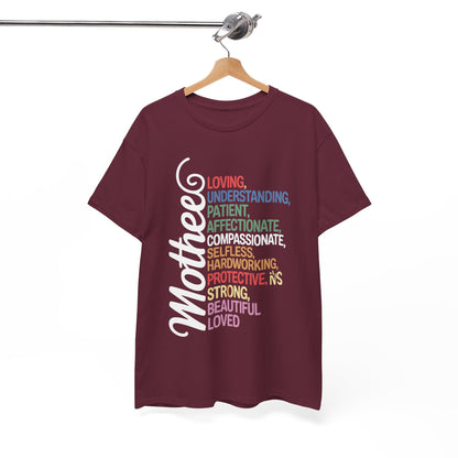 MOTHER Meaning Shirt I Love Mom Mothers Day T-Shirt