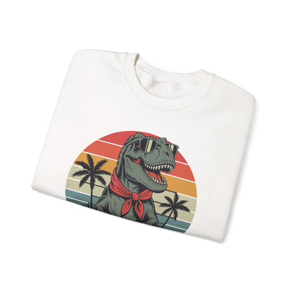 Auntiesaurus T Rex Dinosaur Auntie Saurus Family Matching Sweatshirt
