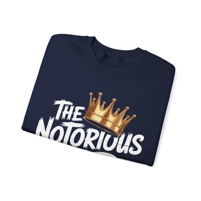 Old School Funny Hip Hop Fathers Day Notorious Dad Sweatshirt