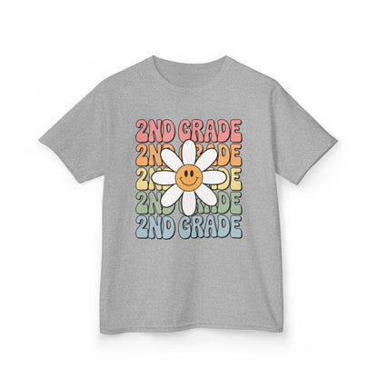 Groovy 2nd Grade Back To School First Day of Second Grade T-Shirt